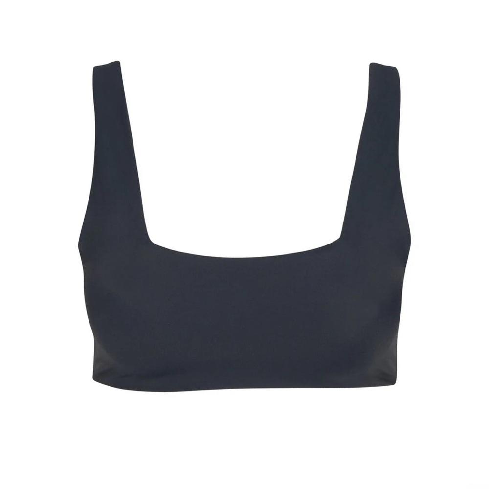 Brand new, Dos Gardenias Stein square bikini top. Color: Titanium . Size 4.